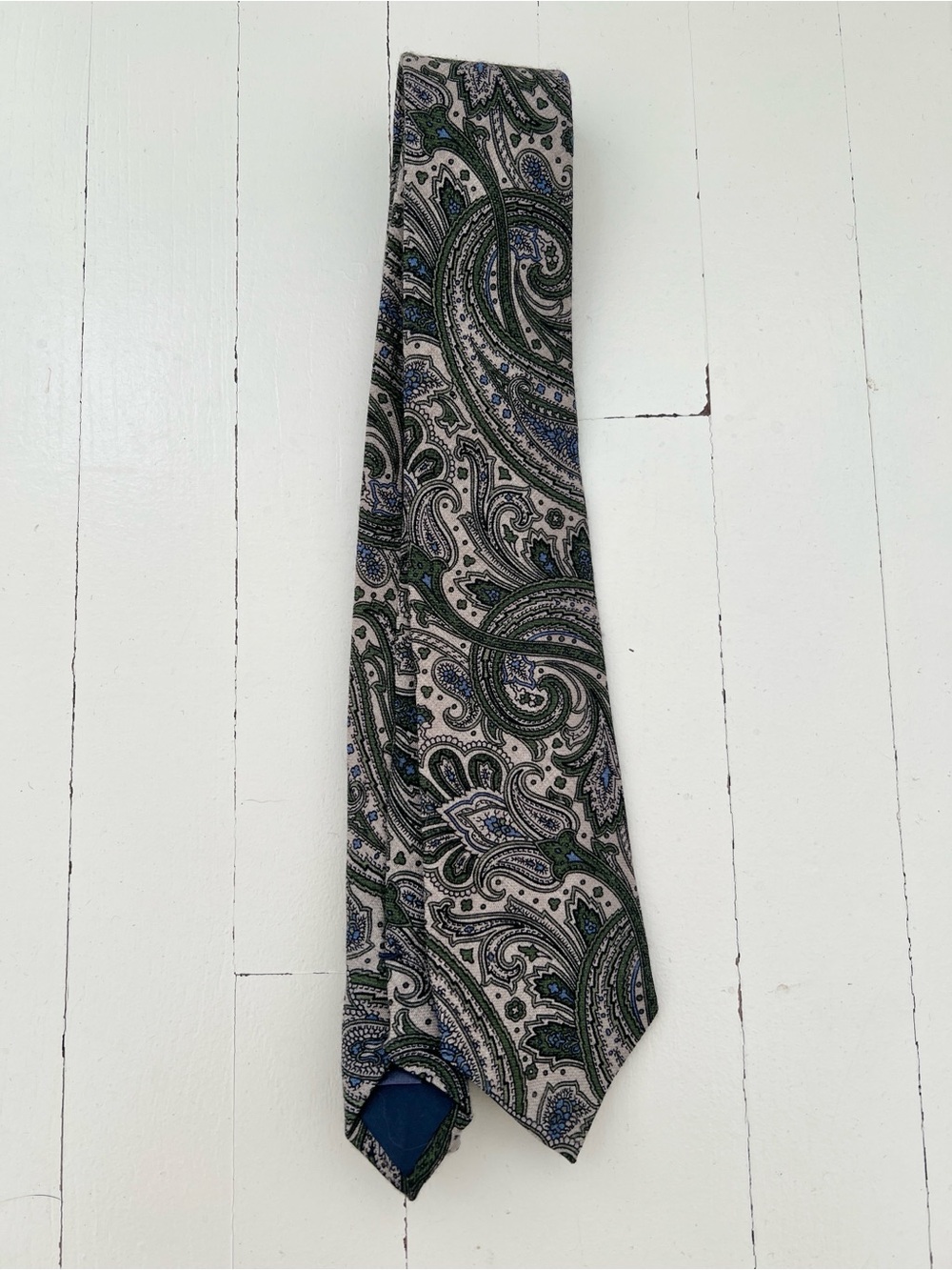 Suitsupply Paisley Wool Tie